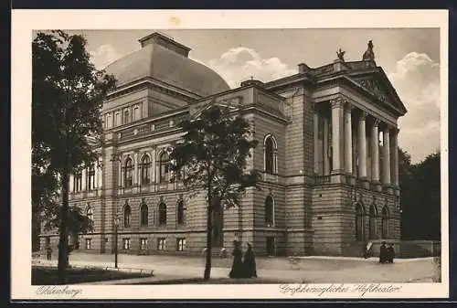 AK Oldenburg / O., Grossherzogliches Hoftheater