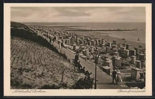 AK Borkum, Nordseebad, Strandpromenade