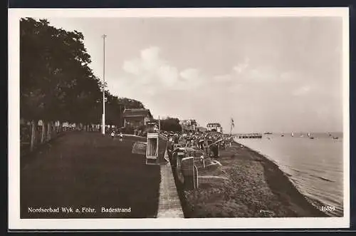 AK Wyk a. Föhr, Nordseebad, Badestrand