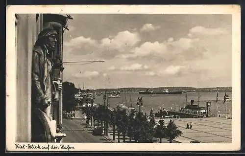 AK Kiel, Blick auf den Hafen