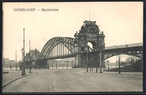 AK Düsseldorf, Rheinbrücke