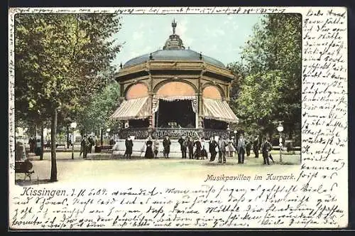 AK Kissingen, Musikpavillon im Kurpark