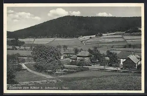 AK Schwarza i. Thür., Gasthaus zum Köhler