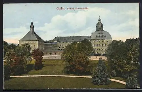 AK Gotha, Schloss Friedenstein mit Anlagen