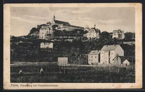 AK Fulda, Frauenberg mit Franziskanerkloster