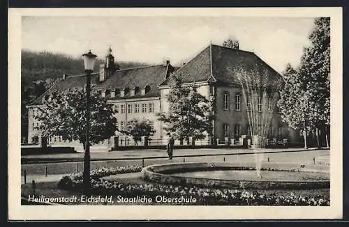 AK Heiligenstadt-Eichsfeld, Staatliche Oberschule mit Fontäne