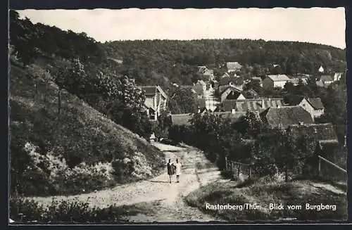 AK Rastenberg /Thür., Blick vom Burgberg