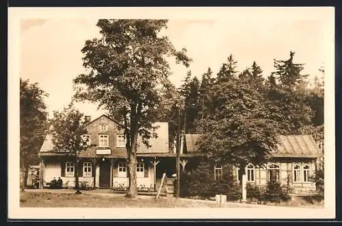 AK Heuberg / Friedrichroda, Heuberg Haus, Aussenansicht