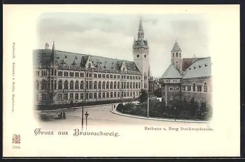 AK Braunschweig, Rathaus und Burg Dankwarderode