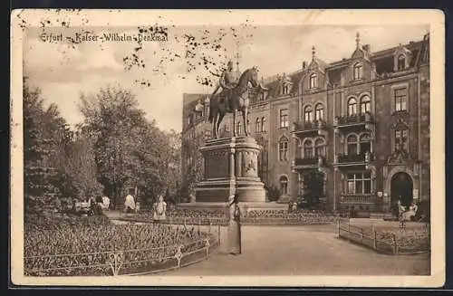 AK Erfurt, Kaiser Wilhelm-Denkmal