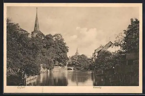 AK Erfurt, Blick über den Kanal