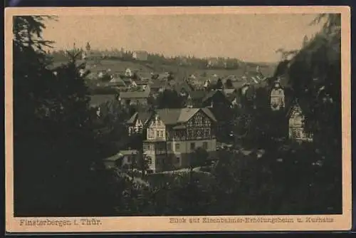 AK Finsterbergen i. Thür., Blick auf Eisenbahner-Erholungsheim