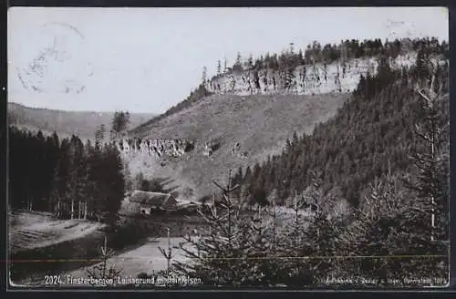 AK Finsterbergen, Leinagrund mit Hirtenfelsen