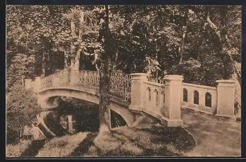 AK Hildburghausen, Neue Brücke am Irrgarten