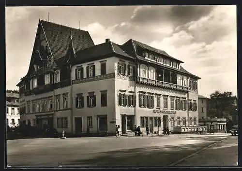 AK Meiningen /Thür., HO-Hotel Sächsischer Hof