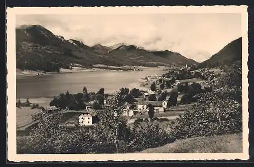 AK Weissensee, Ortsansicht am Weissensee in Kärnten