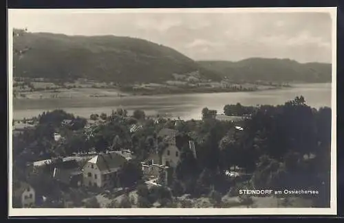 AK Steindorf am Ossiachersee, Gesamtansicht aus der Vogelschau