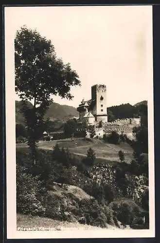 AK Friesach /Kärnten, Blick zur Ruine Geiersberg