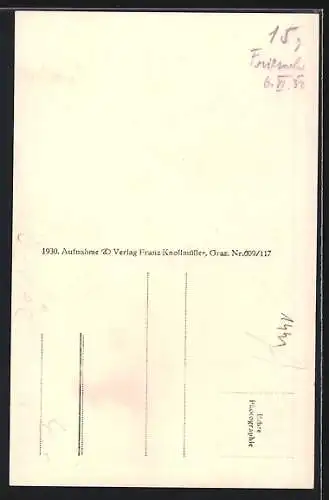 AK Friesach /Kärnten, Blick zur Ruine Geiersberg