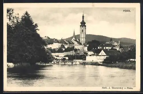 AK Pisek, Teilansicht vom Fluss aus