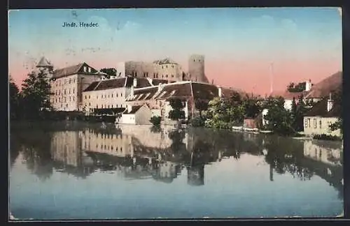 AK Neuhaus / Jindrichuv Hradec, Teilansicht der Ortschaft