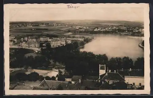 AK Tabor, Panorama von einer Anhöhe aus