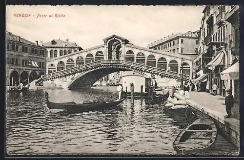 AK Venezia, Ponte di Rialto, Gondeln