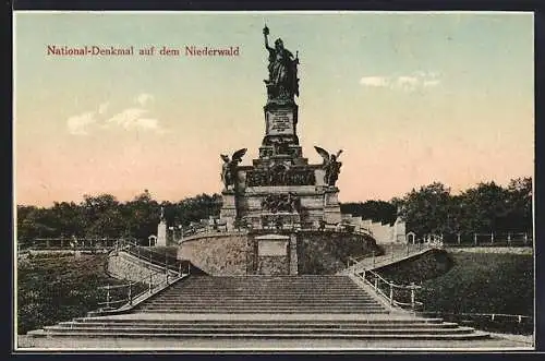 AK Rüdesheim, Niederwalddenkmal