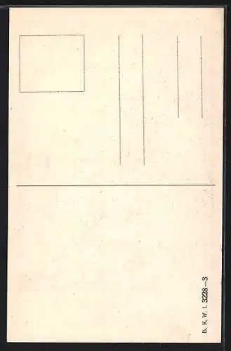 Künstler-AK Brüder Kohn (B.K.W.I) Nr.3228-3: Kirchgänger in der Weihnachtsnacht