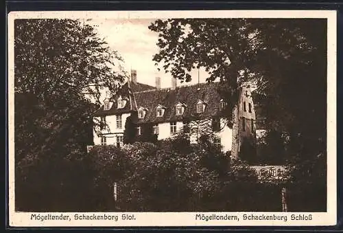 AK Mögeltondern, Blick auf Schloss Schackenburg