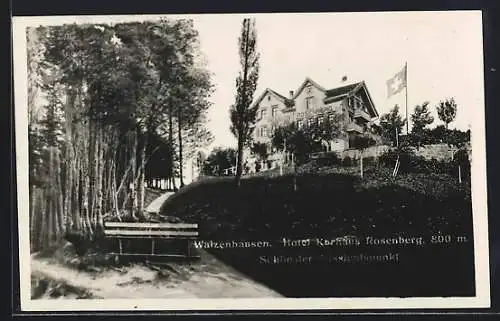 AK Walzenhausen, Hotel Kurhaus Rosenberg