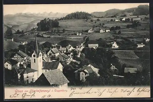 AK Oberhelfenswil i. Toggenburg, Teilansicht