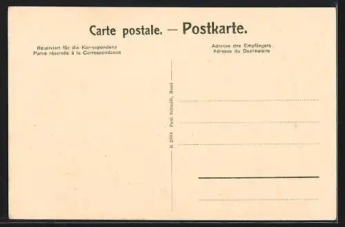 AK Sargans, Teilansicht mit Bergen