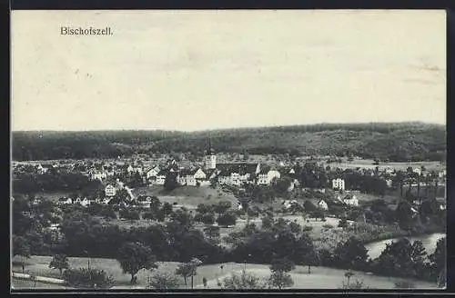 AK Bischofszell, Teilansicht mit Kirche