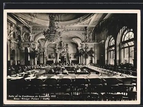 AK Ouchy, Beau-Rivage-Palace, Salle de la Conférence de Lausanne