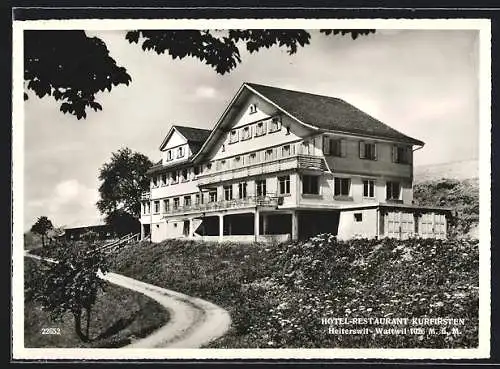 AK Heiterswil-Wattwil / Togg., Hotel Restaurant Kurfirsten