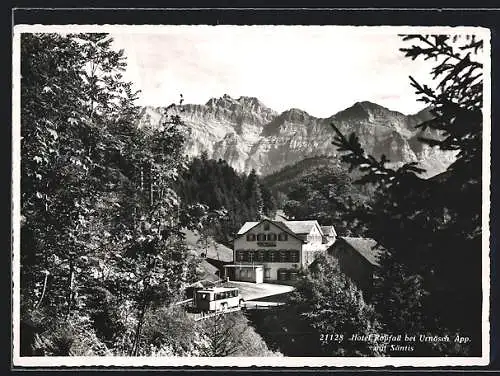 AK Urnäsch, Hotel Rossfall mit Säntis