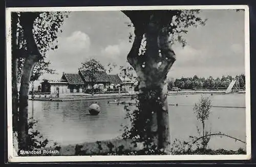 AK Rodach, Ansicht vom Strandbad