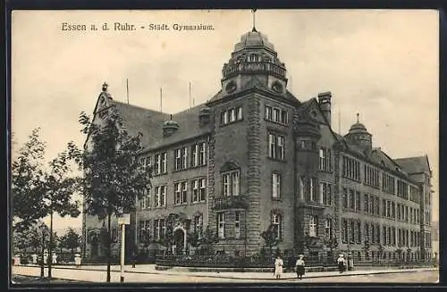 AK Essen a. d. Ruhr, Städtisches Gymnasium