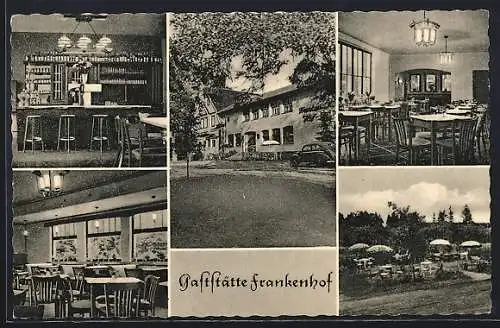 AK Gross Reken i. Westf., Gaststätte Frankenhof, Bes. Heinr. Pohlmann