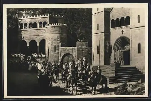 AK Reutlingen, Aufführung Die Nibelungen im Naturtheater 1929