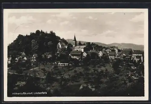 AK Lindenfels, Ortspartie mit Kirche