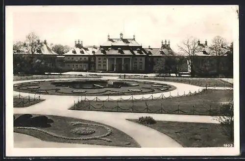 AK Dresden-Pillnitz, Schlossschänke mit Garten