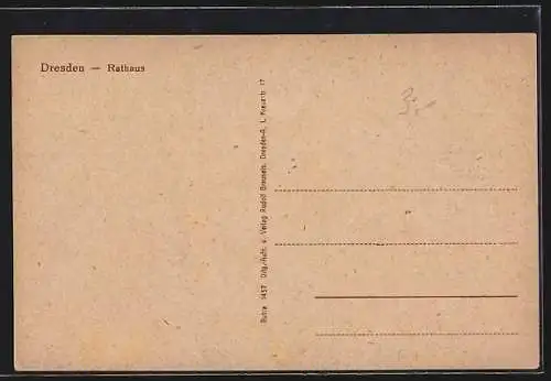 AK Dresden, Das Rathaus