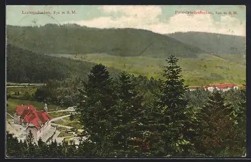 AK Luisenheim, Blick auf Friedrichsheim