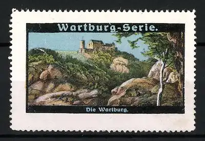 Reklamemarke Wartburg-Serie, Die Wartburg, Burgansicht