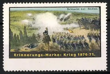 Reklamemarke Sedan, Schlacht bei Sedan, Krieg 1870 /71