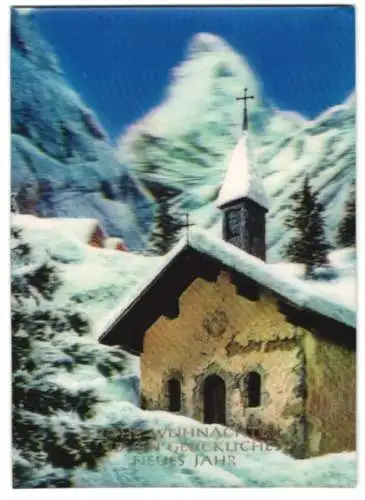 3D-AK La Chapelle dans la Neige