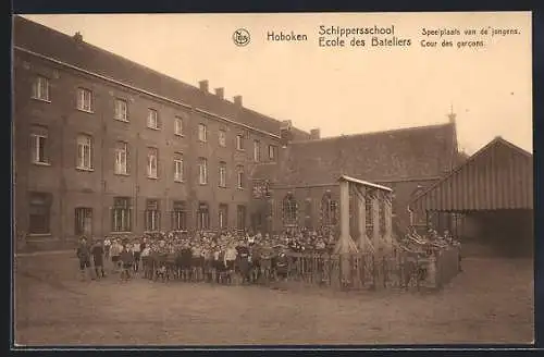 AK Hoboken, Schipperschool, Speelplaats van de jongens