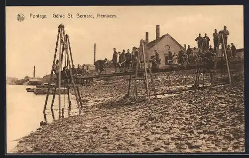 AK Hemixem, Génie St. Bernard, Pontage